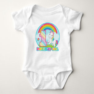 Body ęr Licorne d'arc-en-ciel d'anniversaire - fille