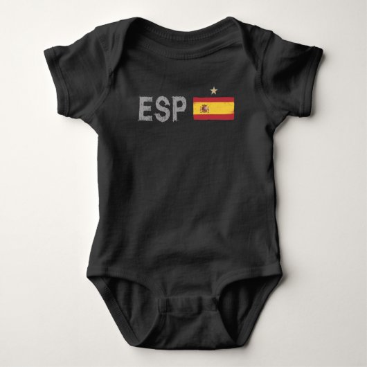 Body Espagne Football Fan Chemise Espagnole Drapeau (Devant)