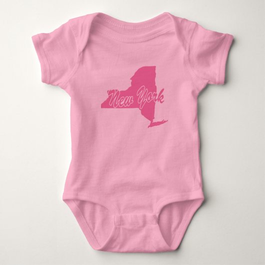 Body État De New York Forme Bodysuit Bébé (Devant)