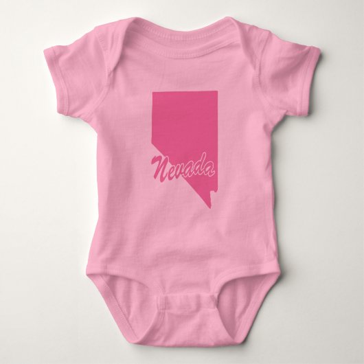 Body État Du Nevada Forme Bodysuit Bébé (Devant)