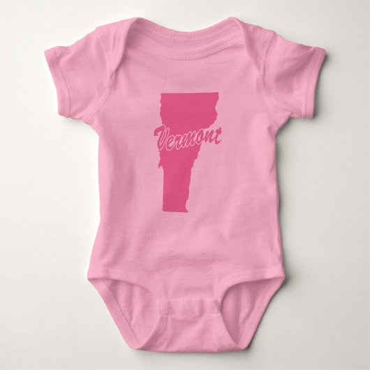 Body État Du Vermont Forme Bodysuit Bébé (Devant)