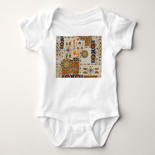 Body Ethnic Digital Abstrait : Motif sans faille (Devant)