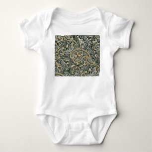 Body Ethnique Orientale Paisley, Vintage Sans Couche.
