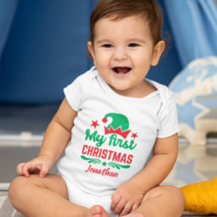 Body Étoile de Casquette rouge vert de Noël du bébé per