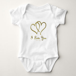 Body Eventré Gold Hearts i Love You