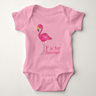 Body F est pour Flamant rose Pink Flamants roses Oiseau