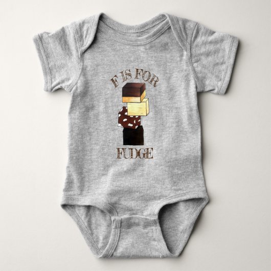 Body F est pour Fudge Confectionery Candy Sweets (Devant)