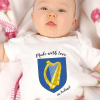 Fabriqué avec amour en Irlande / drapeau irlandais