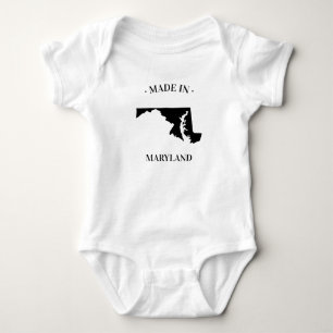 Body Fabriqué dans le Maryland MD Baby Bodysuit