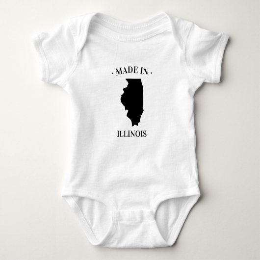 Body Fabriqué en Illinois IL Baby Bodysuit (Devant)