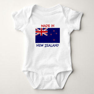 Body Fabriqué en Nouvelle-Zélande avec drapeau néo-z