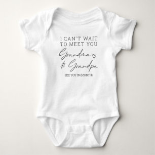Body Faire-part de grossesse pour grands-parents