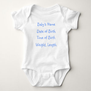 Body Faire-part de naissance Onsie !