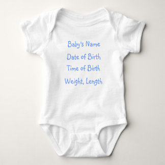 Body Faire-part de naissance Onsie !