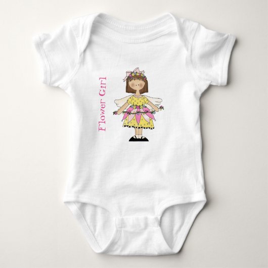 Body Fairy Flower Girl One Piece Tutu Bodysuit (Devant)