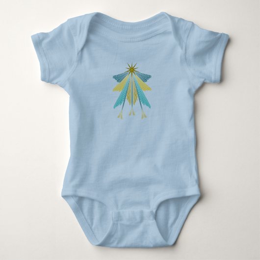 Body Fairy Stars Baby Un Pièce Bodysuit (Devant)