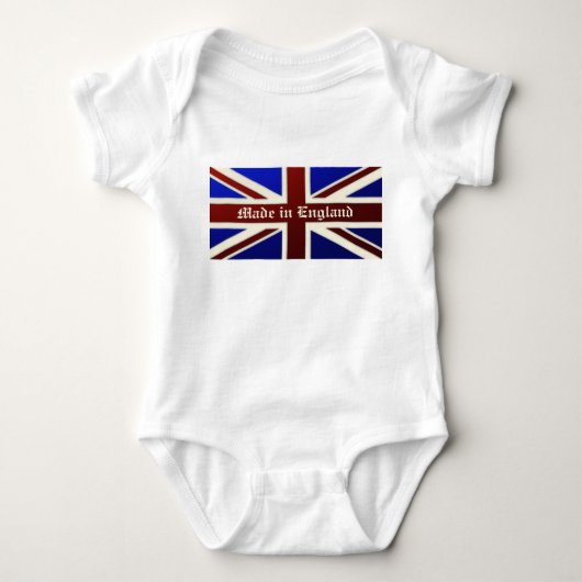 Body Fait dans le drapeau métallique de l'Angleterre (Devant)