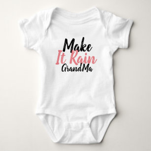 Body Faites-lui la grand-maman de pluie combinaison