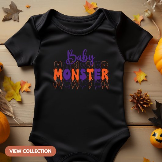Body Famille jumelée Halloween Monster Baby