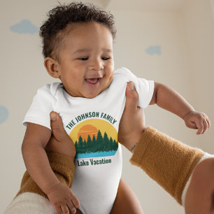Body Family Lake Trip Cute Coucher de soleil Customisé