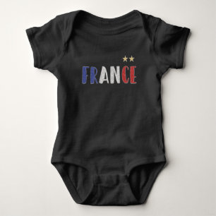 Body Fan de football France Chemise Française