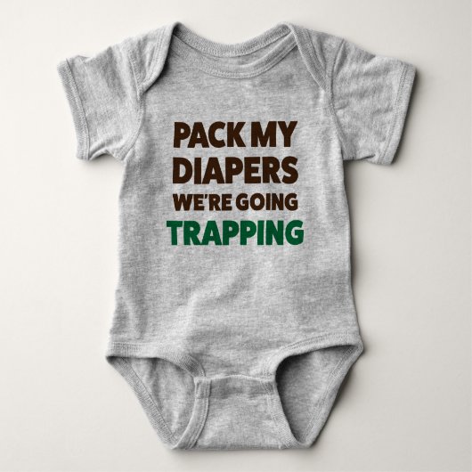 Body Fantastique Bébé Trapping Jersey Bodysuit Chemise (Devant)