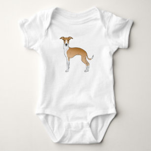 Body Faon et blanc Greyhound italien Dessin de chien mi