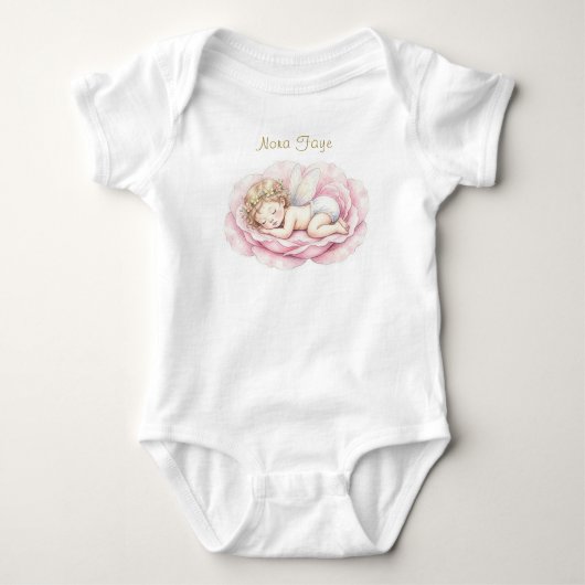 Body Fée de bébé personnalisée (Devant)