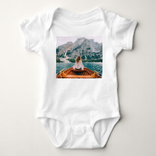 Body Femme en silhouette Lac alpin Nature
