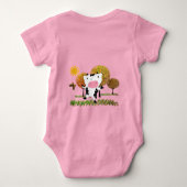 Body Ferme laitière Nouveau bébé mignonne Vache Jelly B (Dos)