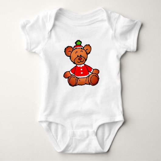 Body Festive Christmas Teddy Bear Design (Devant)