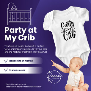 Body Fête à My Crib Baby Jersey Bodysuit