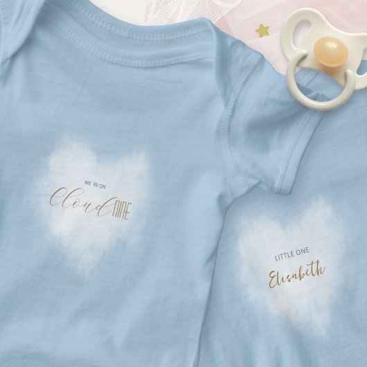 Body Fête de bébé Bleu Céleste Cloud 9