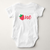 Body Fête de naissance de bébé Strawberry Berry First 1 (Dos)