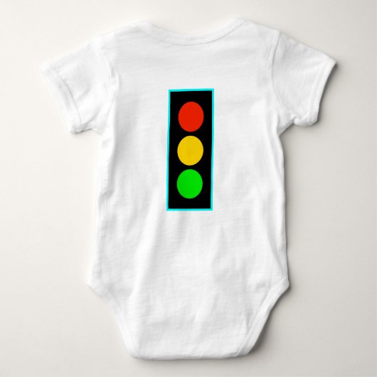 Body Feu de commande avec bordure bleu clair (Dos)