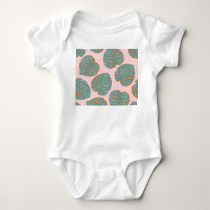 Body Feuille de Monstera : Motif Vintage tropical