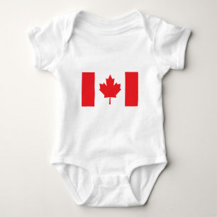 Body Feuille d'érable canadienne de drapeau du Canada