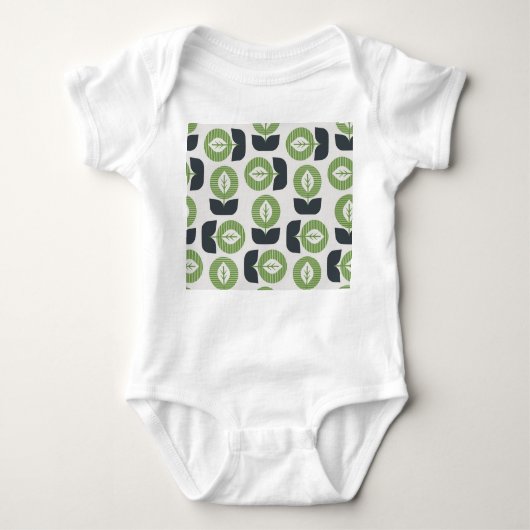 Body Feuilles Abstraits rétro : Style Vintage sans fail (Devant)