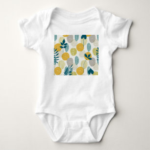 Body Feuilles d'automne, motif vintage sans soudure.
