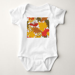 Body Feuilles d'automne, simple motif transparent