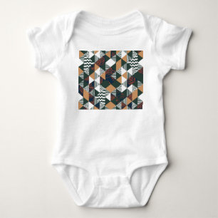 Body Feuilles de palmiers géométriques, motif à la mode