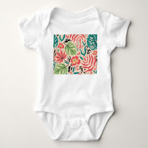 Body Feuilles tropicaux et fleurs : Fusion Vintage