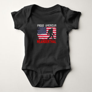 Body Fier Nandertal américain États-Unis Drapeau & Bi