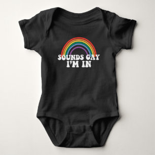 Body Fierté gay LGBT Sons gay Je suis en arc-en-ciel ga