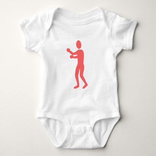 Body Figure de boxe - rose tropicale (Devant)