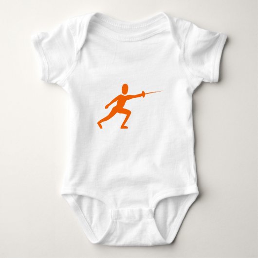 Body Figure d'escrime - Orange (Devant)