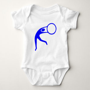 Body Figure rythmique de gymnastique - Bleu