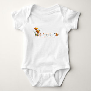 Body Fille Poppies de Californie