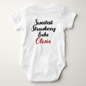 Body Fille premier anniversaire Premier anniversaire de (Dos)