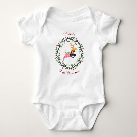 Body First Christmas Deer with Wreath Customize (Devant)